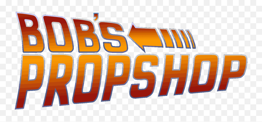 Bobu0027s Prop Shop - Bttf Shop Png,Back To The Future Logo Transparent