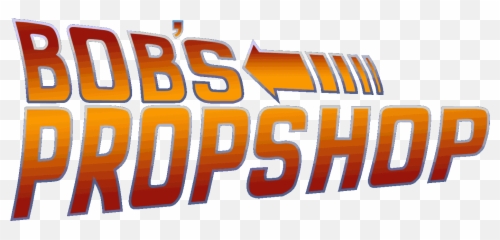 Bobu0027s Prop Shop - Bttf Shop Png,Back To The Future Logo Transparent