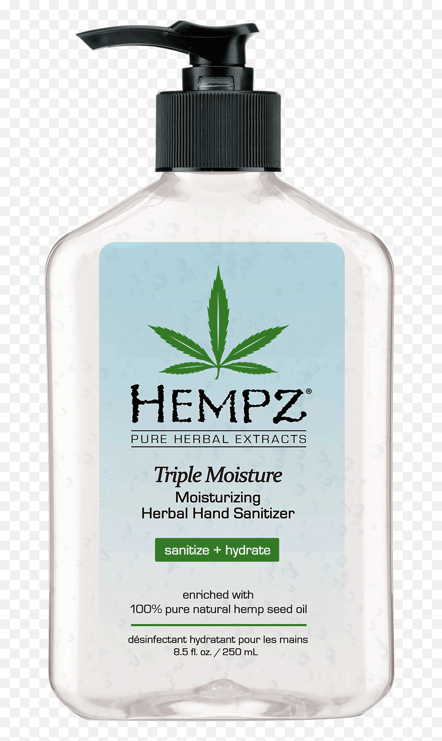 Triple Moisture Moisturizing Herbal Hand Sanitizer - Hempz Hempz Triple Moisture Hand Sanitizer Png,Hand Sanitizer Png