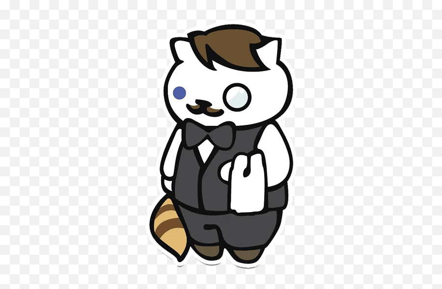 Neko Atsume Telegram Stickers Sticker Search - Jeeves Neko Atsume Png,Transparent Neko Atsume