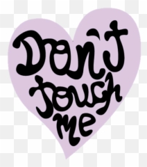 Download Tumblr Transparent Collage Stickers - Dont Touch Me Not Png