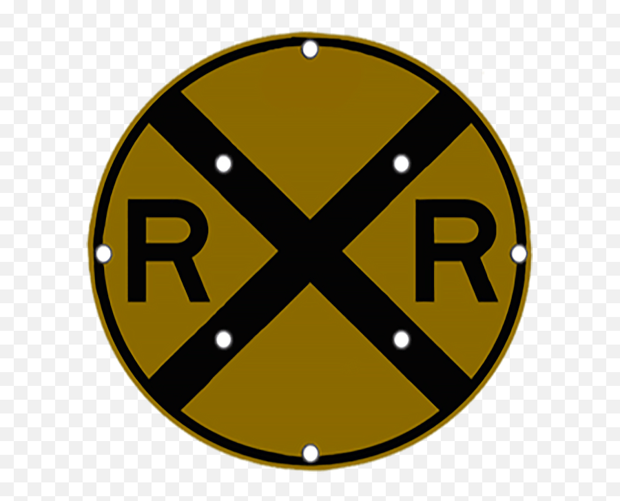 Ts40 Grade Crossing Advance Warning - Railroad Advance Warning Sign Png,Warning Sign Transparent