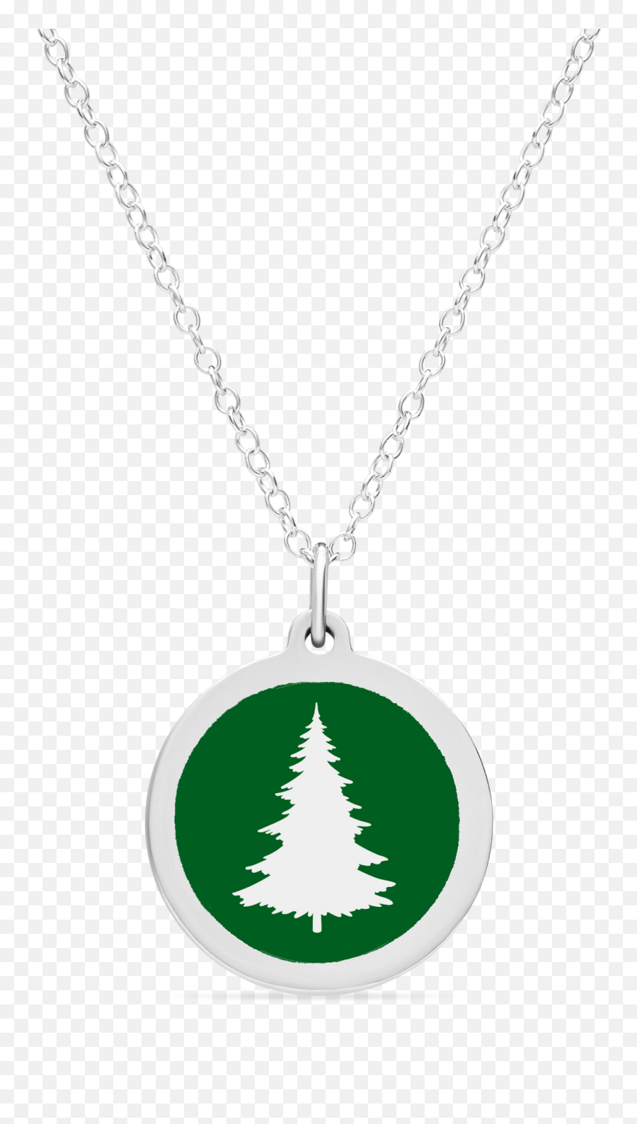 Original Pine Tree Charm In Sterling - Solid Png,Pine Tree Transparent