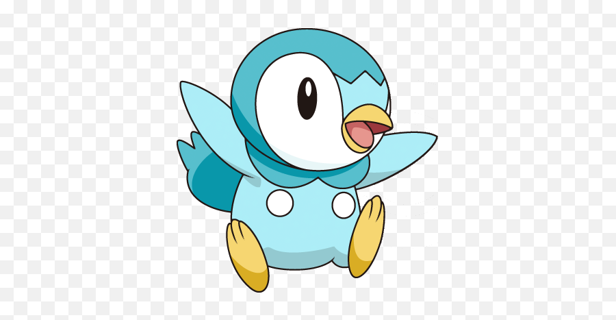 393 Piplup Dp1 Shiny - Happy Piplup Png,Piplup Png