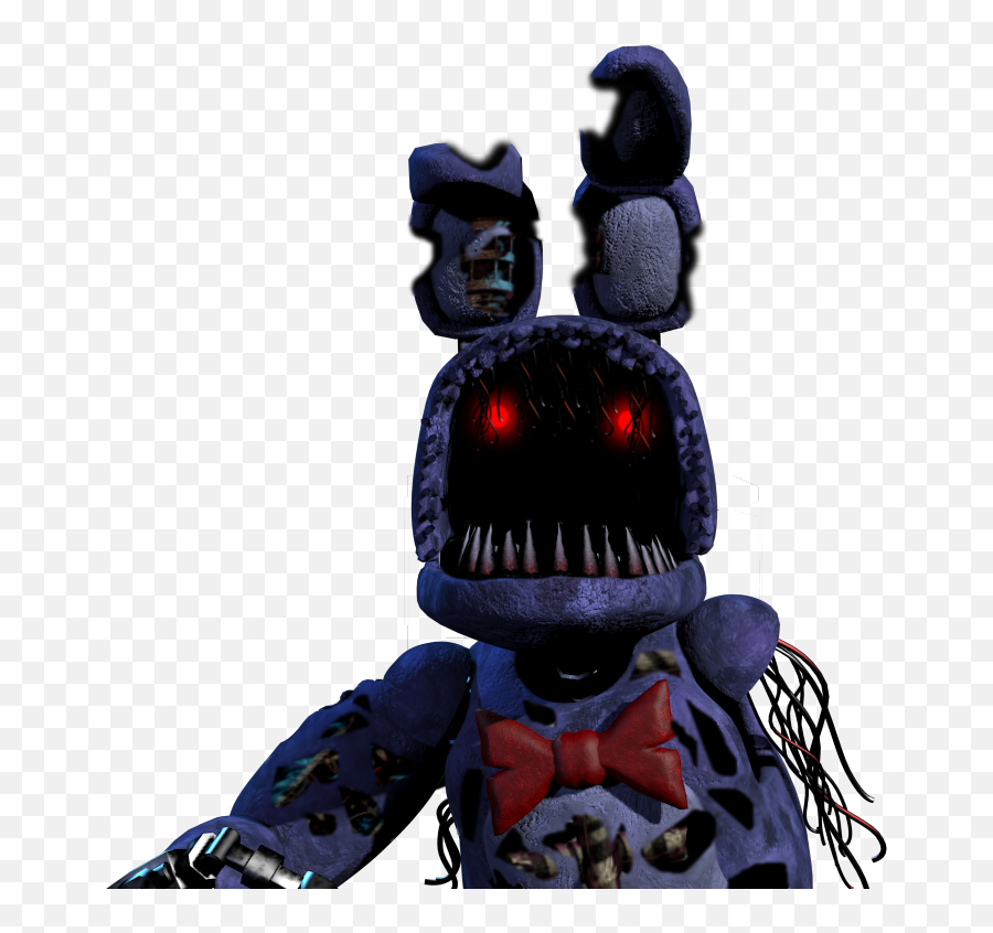 Withered Bonnie Transparent Png Image - Nightmare Withered Bonnie,Bonnie Png