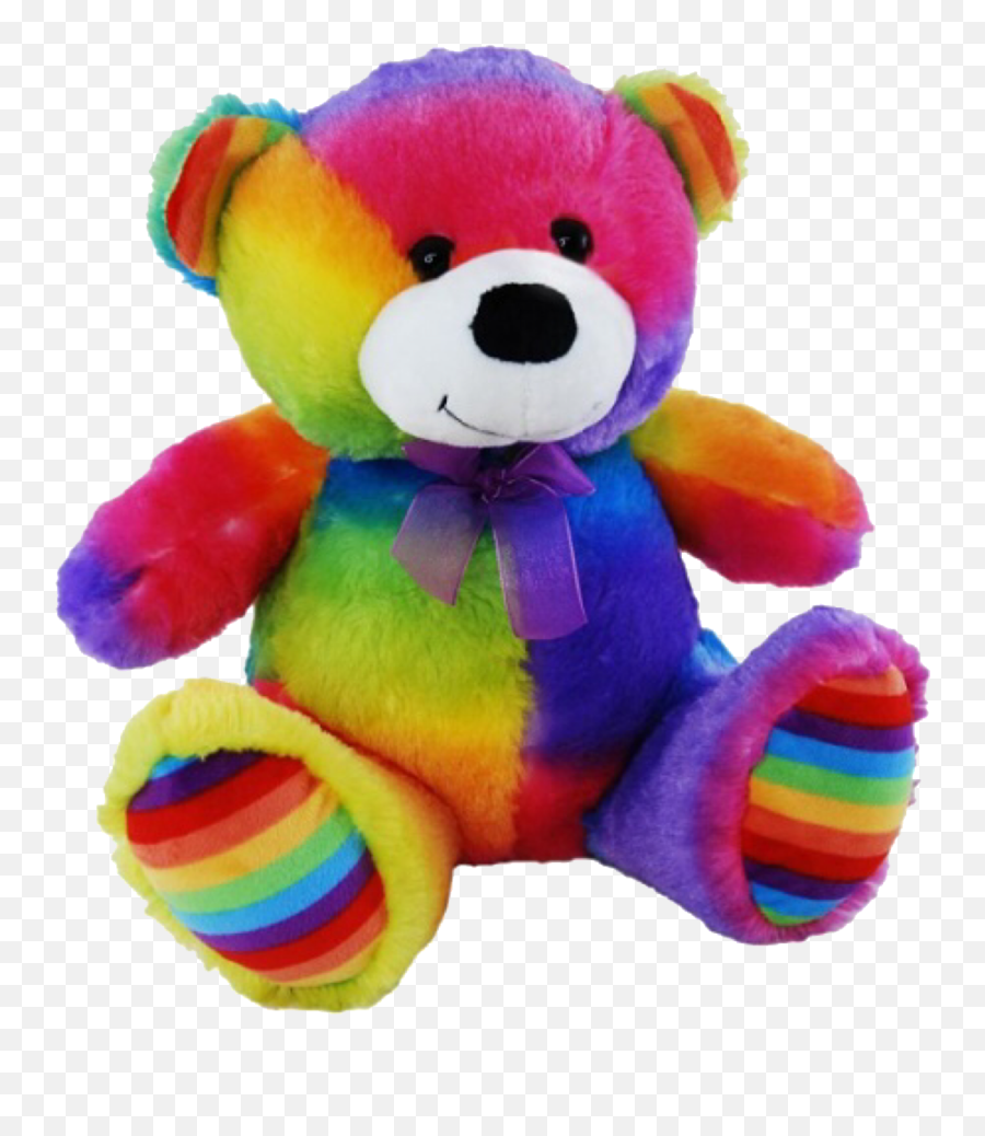 Related Image - Rainbow Teddy Bear Png,Baby Toys Png