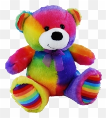 Related Image - Rainbow Teddy Bear Png,Baby Toys Png