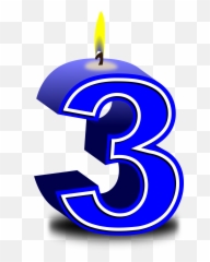 Download This Free Icons Png Design Of Birthday Candle - 3rd