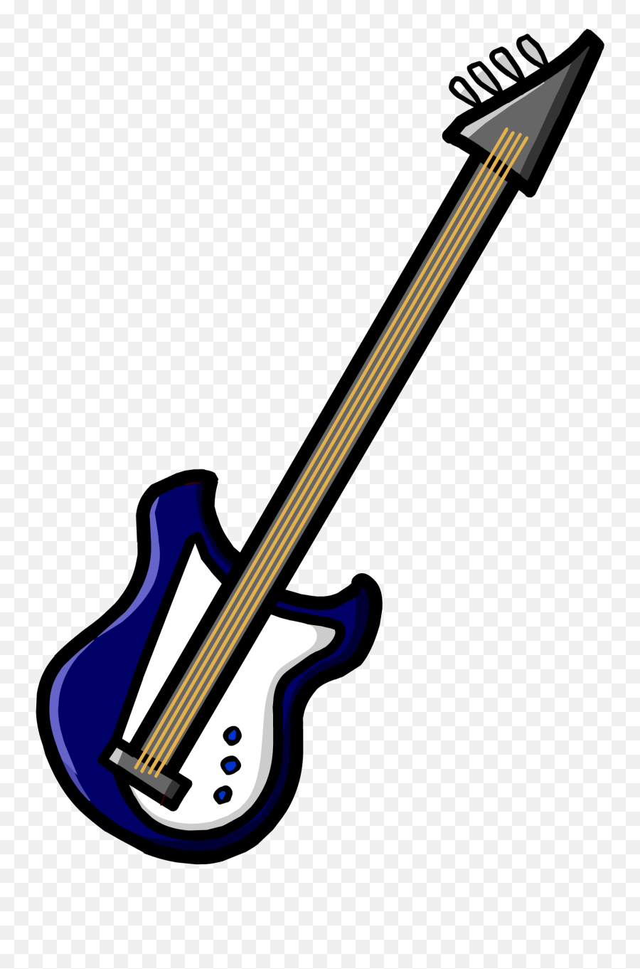 Blue Electric Bass - Bass Guitar Png Clipart,Bass Icon