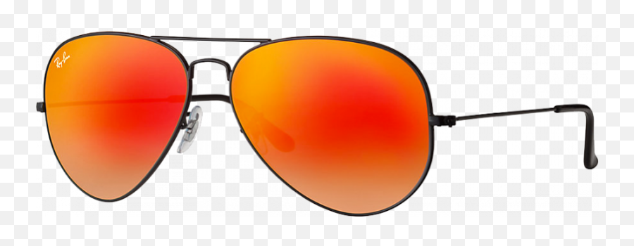 Ray - Ban Aviator Black Orange Gradient Mirror Ray Ban Rb3025 Aviator Large Metal 002 4w Png,Dragon Dx Red Gradient Icon