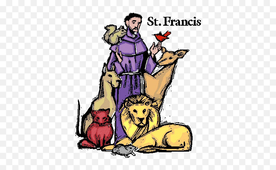 Pet Blessing Clipart - Clipart Suggest St Francis Pet Blessing Png,Saint Francis Of Assisi Icon