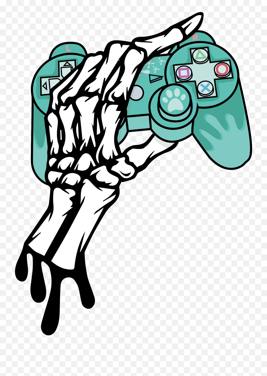 Hand Skeleton Hold Controller - Mint Space Nft Marketplace Joystick Png,Xbox Controller Icon Png