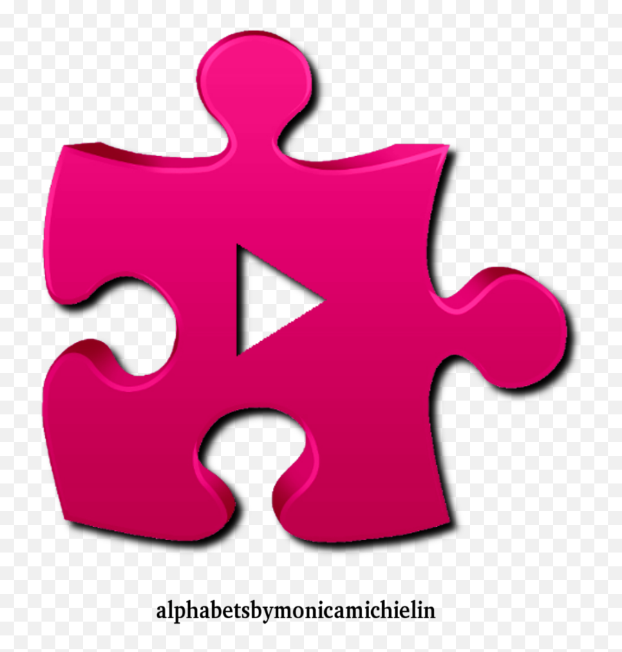 Monica Michielin Alphabets Pink Youtube Logo Alphabet And - Language Png,Pink Youtube Icon