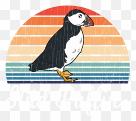 Be Cock Of The Walk With This Stylish Retro Stud Puffin - Sunset Graphics Png,Puffin Icon