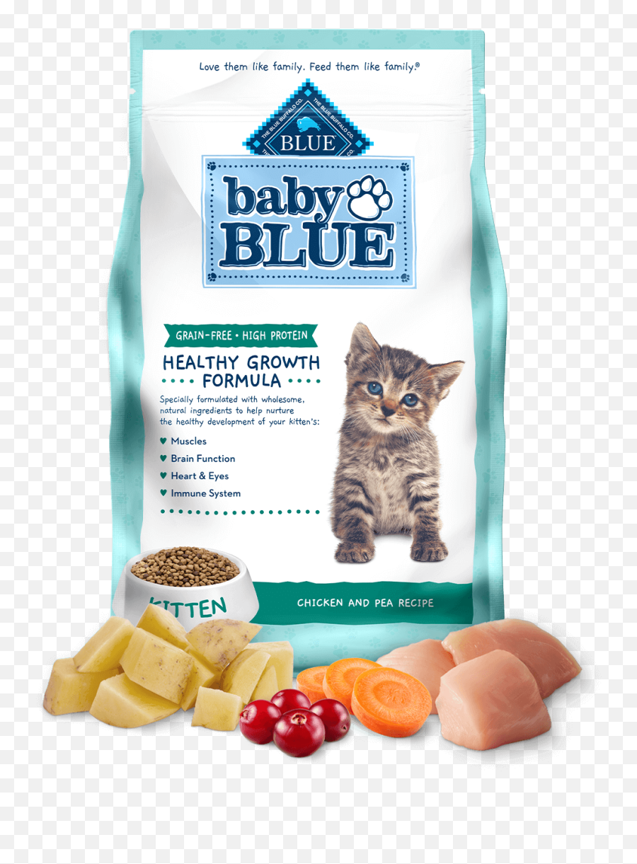 Baby Blue Grain - Free High Protein Chicken Kitten Food Blue Buffalo Kitten Food Png,Litten Icon