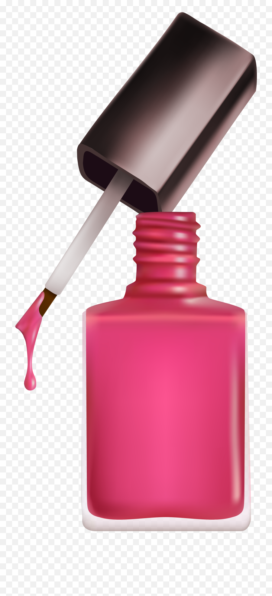 Open Pink Nail Polish Png Clipart Image