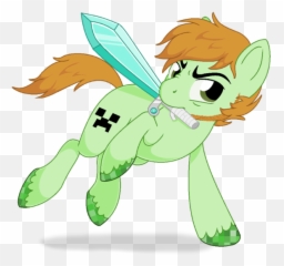 Minecraft Diamond Sword Transparent Background Posted By - Mythical Creature png