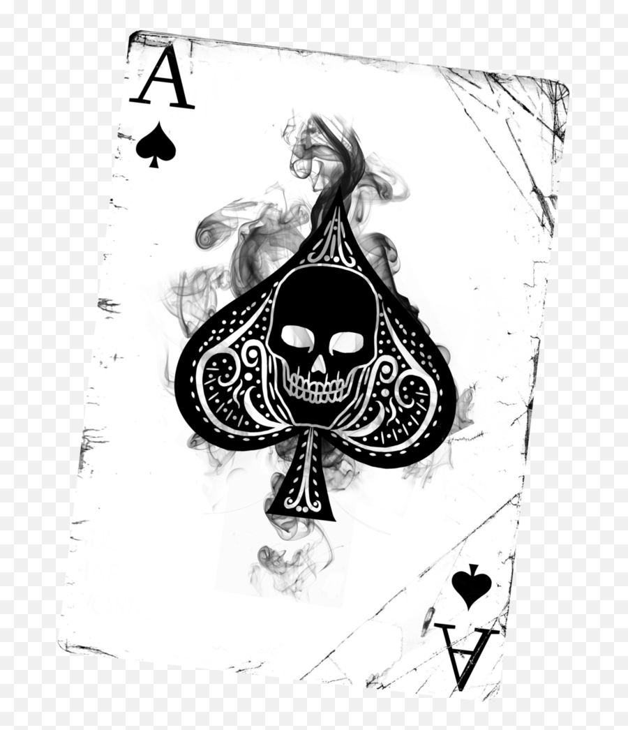 Download Deadmen - Card Ace Of Spades Art Png Image With No Ace Of Spades Drawing,Ace Card Png
