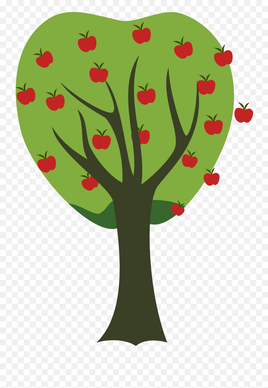 Clipart Apple Trees Black And White - Apple Tree Clipart Png Apple Tree Clipart Transparent Background,Black And White Tree Png