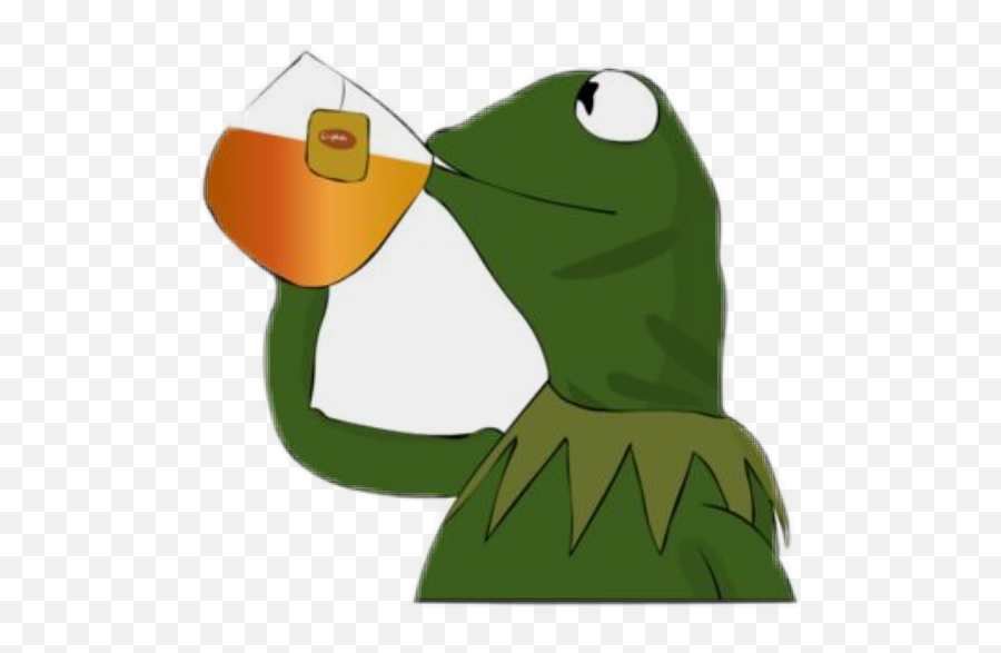 Kermit Tea Tumblr Vsco Meme - Kermit The Frog Drawing Png,Kermit Png