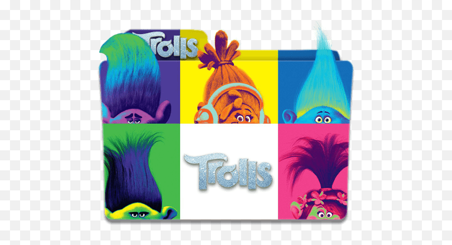 Trolls World Tour Cartoon Folder Icon - Designbust Christophe Beck The Trolls Png,Folder Icon Art