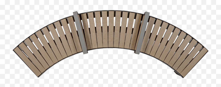 Skyline Curved Park Bench - Park Bench Top View Png,Park Bench Png