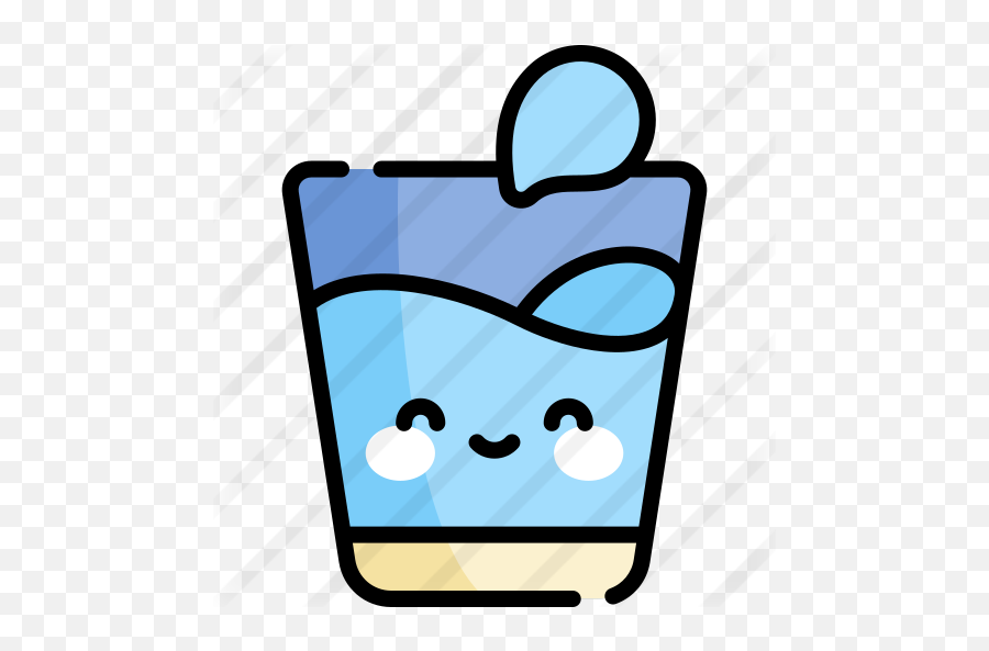 Water Glass - Water Glass Blue Icon Png,Glass Of Water Png