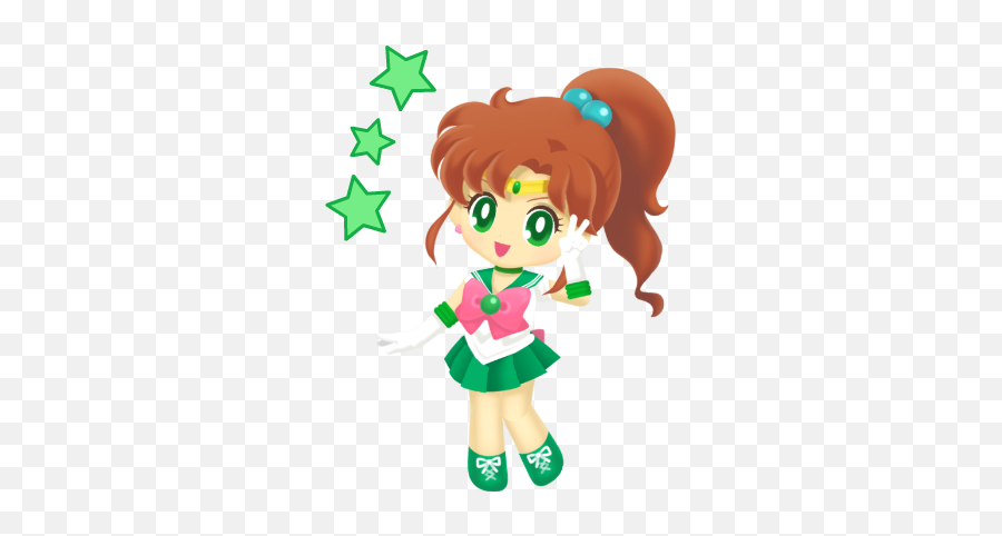 Download Sailor Moon Drops Messages Sticker - 11 Sailor Moon Sailor Jupiter Chibi Png,Sailor Moon Logo Png