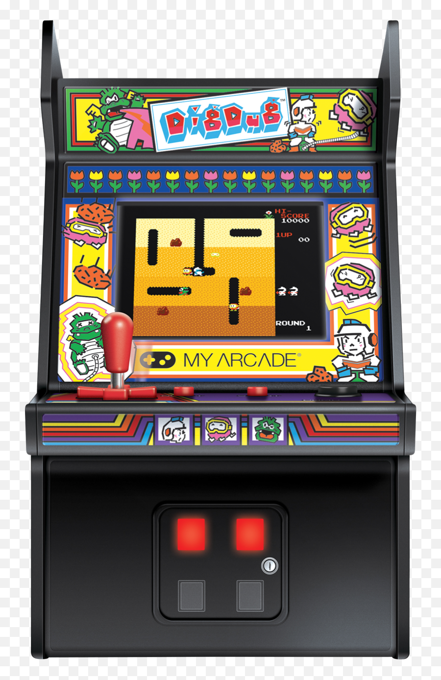 Download My Arcade Retro Dig Dug Png