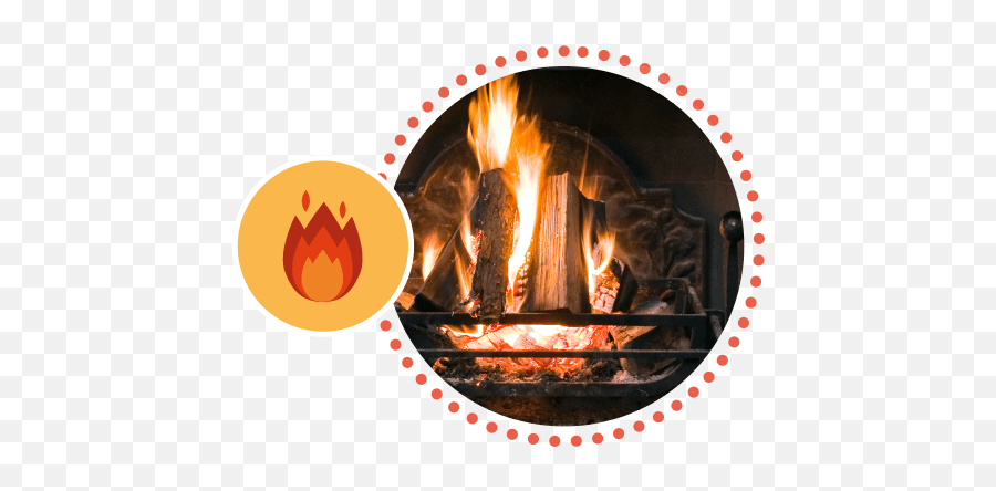 How To Tell When Your Chimney Needs Sweeping The London - Fireplace Fire Png,Fireplace Fire Png