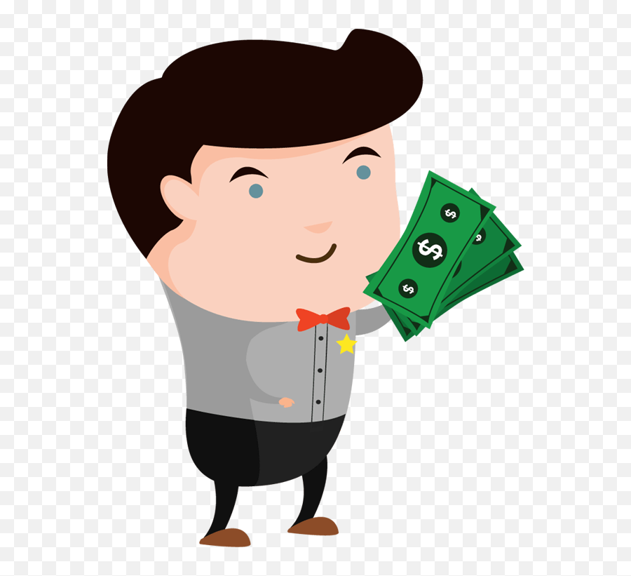 Download Cartoon Cartoonview Co Man Cash Design - Person Cartoon Transparent Thinking Man Png,Person Thinking Png