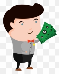 Download Cartoon Cartoonview Co Man Cash Design - Person Transparent Thinking png
