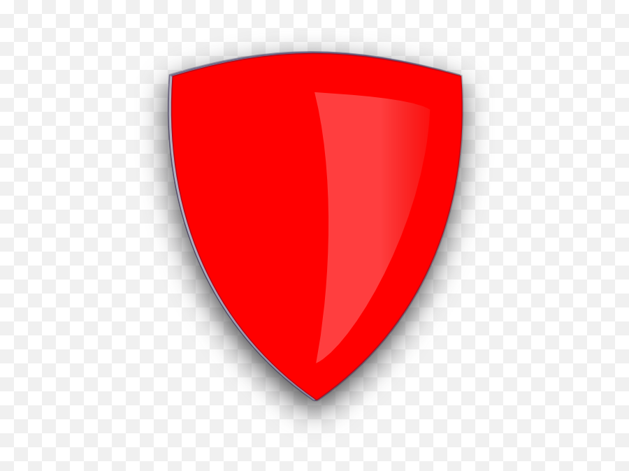 Clipart Shield Emblem Transparent - Red Shield Vector Png,Shield Png Logo
