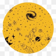 Aesthetic Yellow Tumblr Png - Aesthetic Yellow Background,Yellow Circle Png