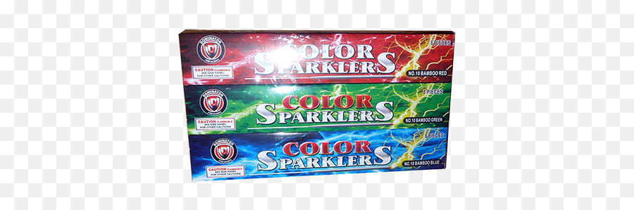 Dm10nb1 10 Color Bamboo Sparklers - Label Png,Sparklers Png