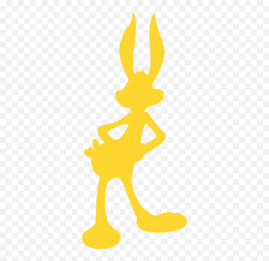 Bugs Bunny Silhouette - Free Vector Silhouettes Creazilla Silueta De Bugs Bunny Png,Bugs Bunny Png
