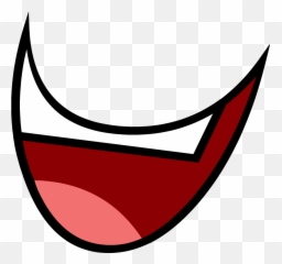 Laughing Clipart Mouth Headless Head - Png Cartoon