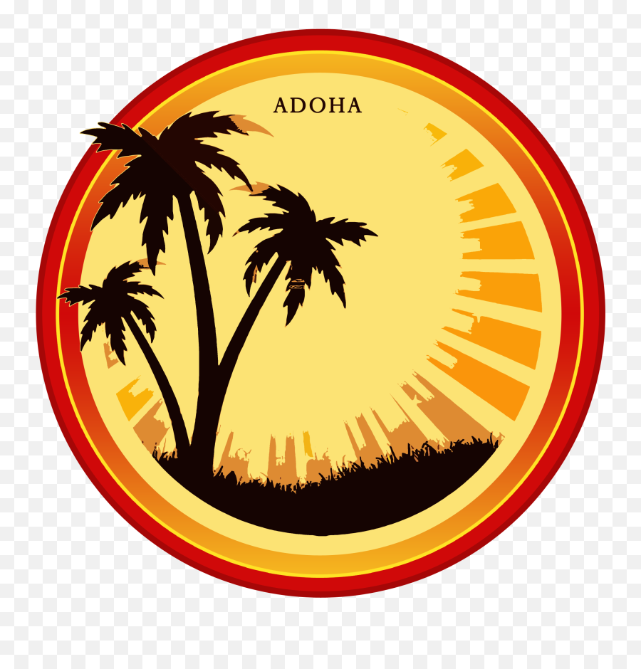 Adoha - Palm Tree Silhouette Clipart Full Size Clipart Palm Tree Silhouette Png,Palm Tree Silhouette Png