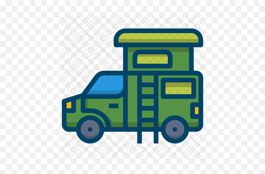 Camper Icon Of Colored Outline Style - Restaurante Marisco Png,Camper Png