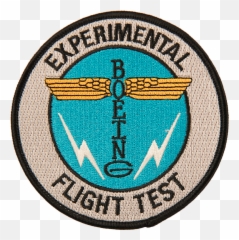 Boeing Totem Experimental Flight Test Patch - Emblem Png,Boeing Logo Png