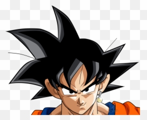 Goku Face Silhouette - Transparent png