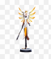 Figurine Mercy Overwatch Png - Statue