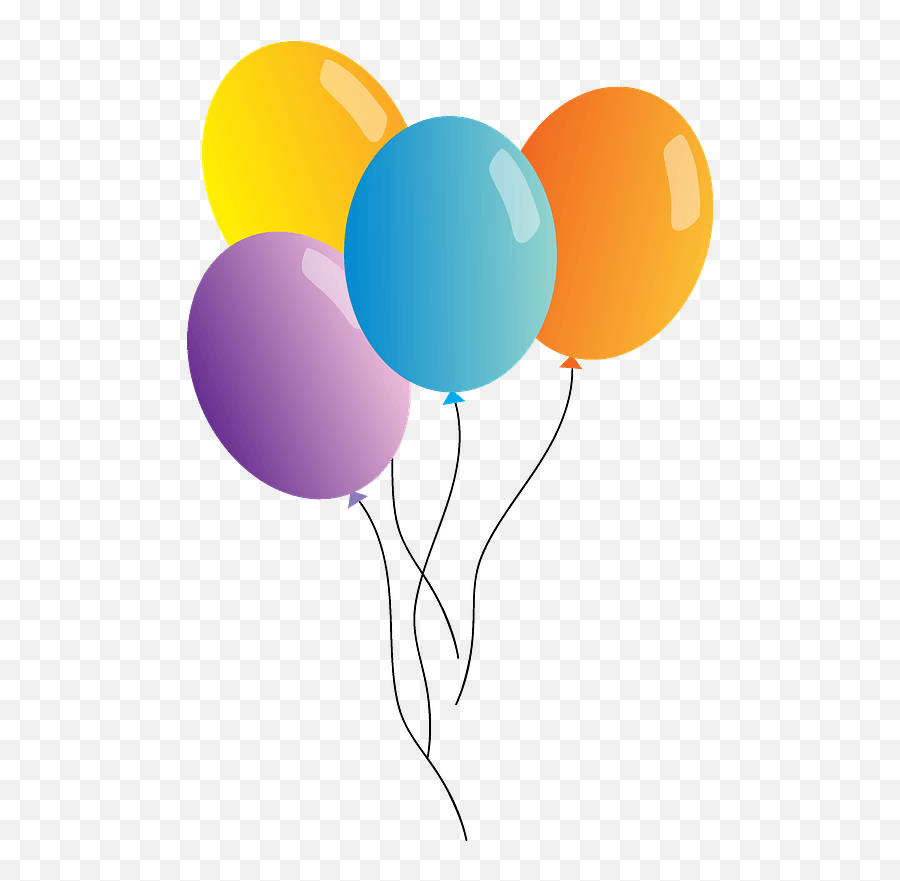 Balloons Clipart - Balloons Clipart Png,Balloons Clipart Png
