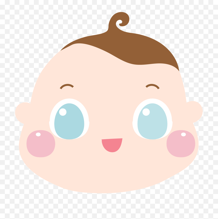 Baby Cute Face - Gambar Kepala Anak Kartun Png,Cute Face Png