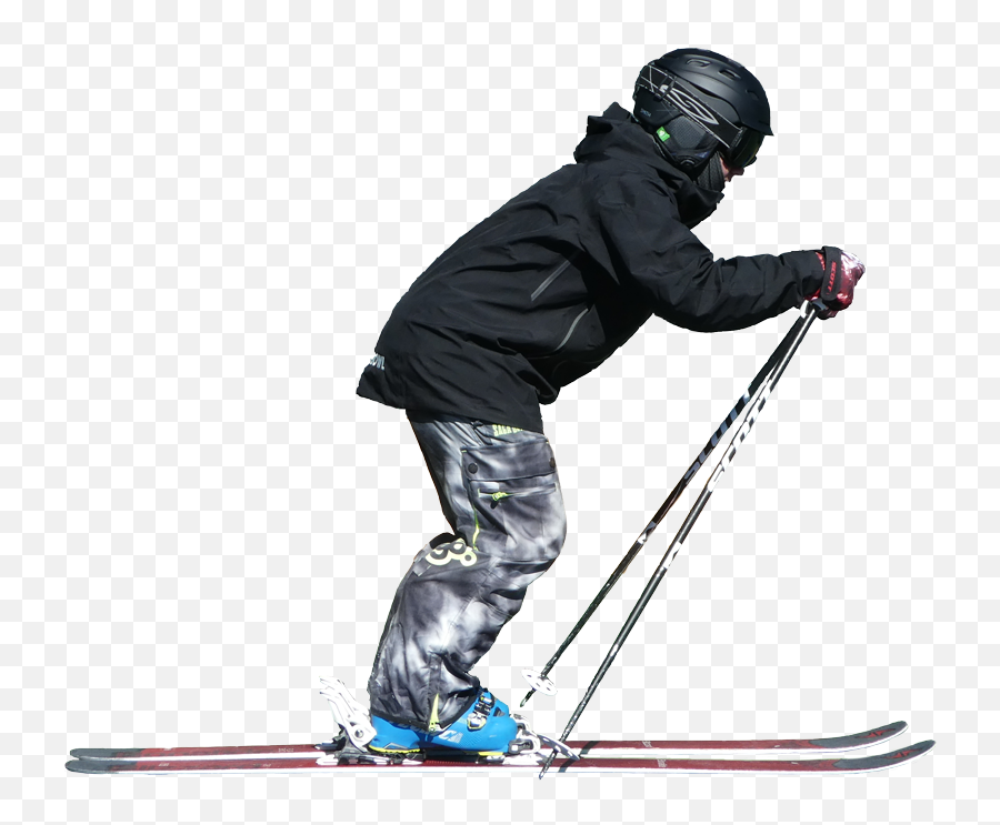 Skiing Png - Person Skiing Transparent Background,Skiing Png