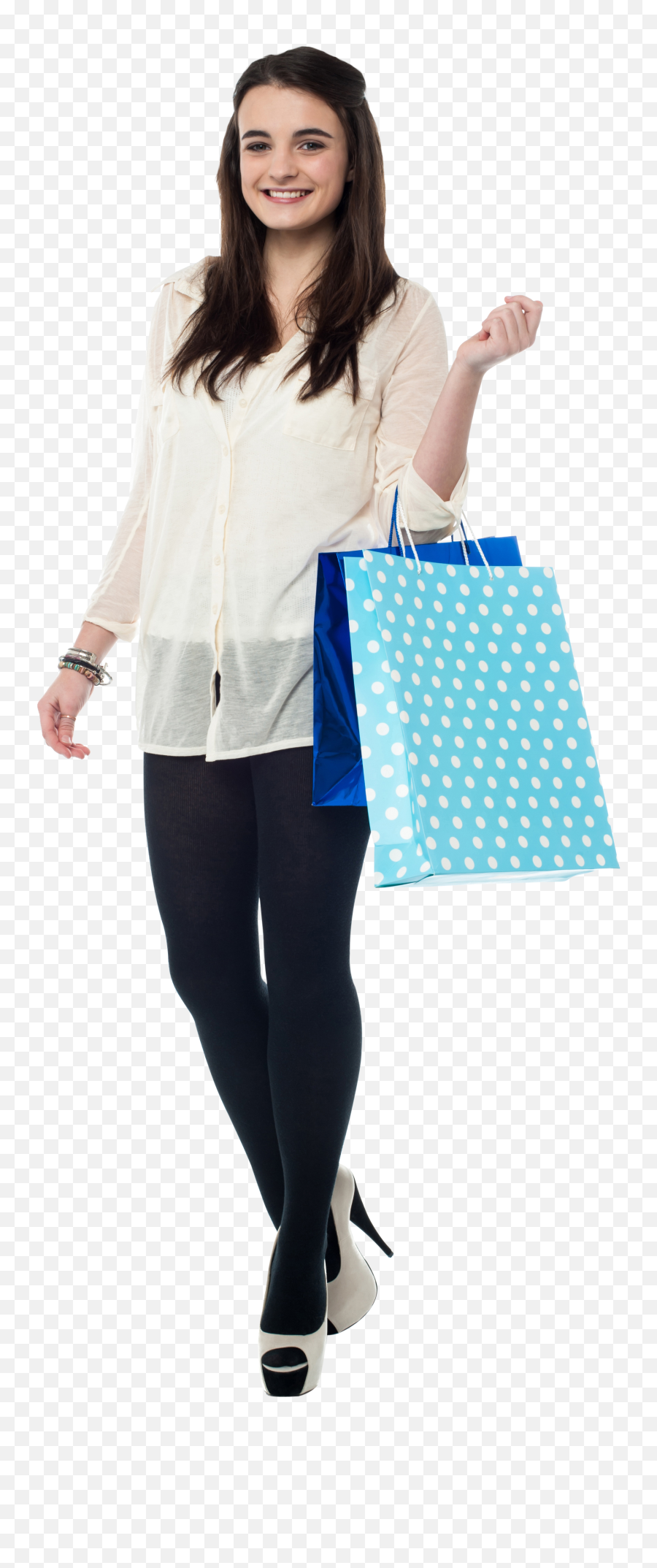 Women Shopping Hd - Woman On Shopping Png,Fashion Model Png