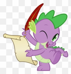 Spike Png Clipart - Quill My Little Pony,Spike Png