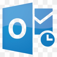 Web 2 Blue Outlook Icon - Orange Outlook Icon Png,Outlook Icon Png