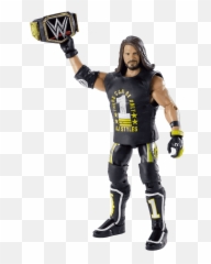 Wwe Elite Figure Top Talents Aj Styles Toyworld Png Logo