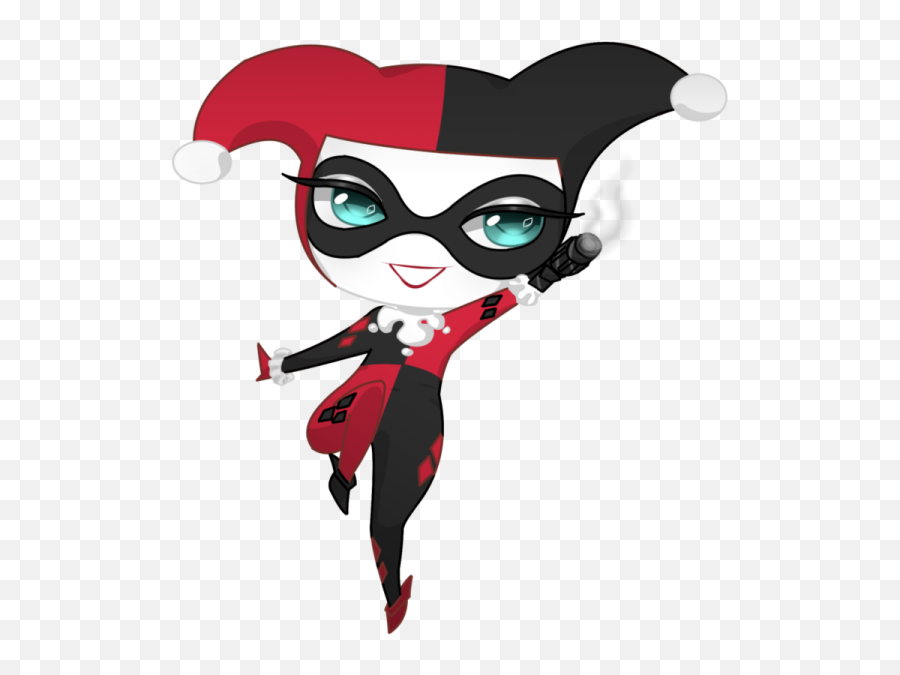 Harley Quinn Chibi Png Transparent Images U2013 Free - Harley Quinn Cute Joker,Harley Quinn Logo Png
